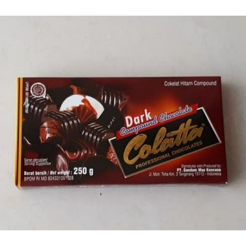 

COLATTA DARK /WHITE COMPOUND CHOCOLATE (250 GR)