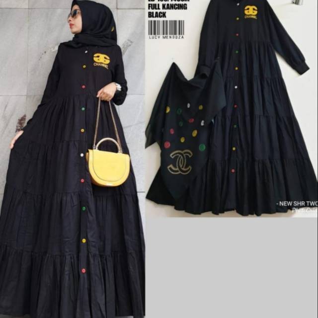 MAXI DRESS ORIGINAL SHR SET KERUDUNG