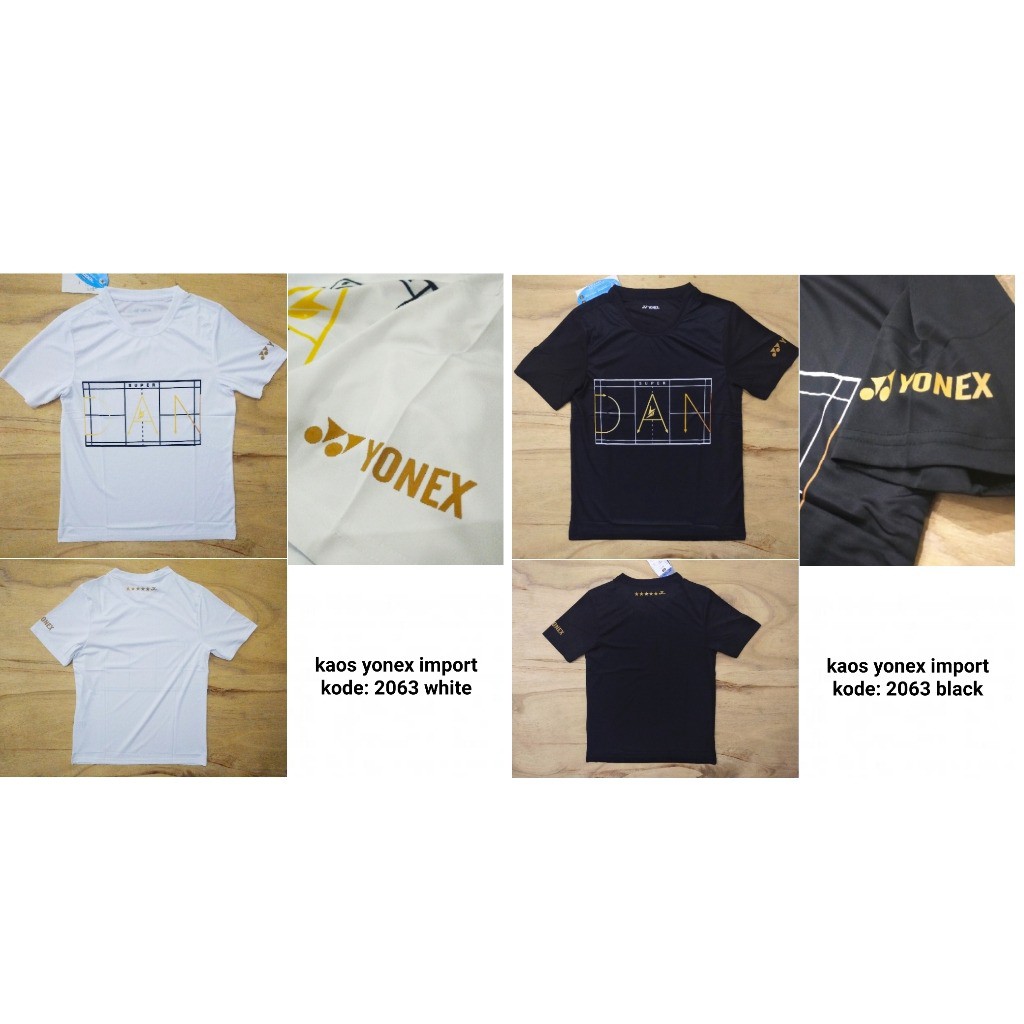 Terbaru  Baju badminton Yonex 2063 kaos badminton import kaos yonex grade ori  Freeongkir