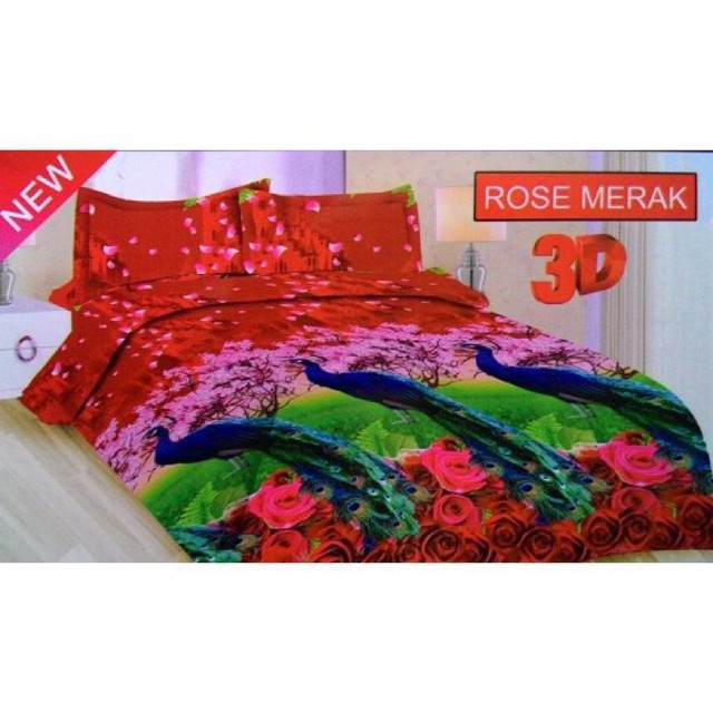 Seprei bonita 180x200 king terlaris rose merak