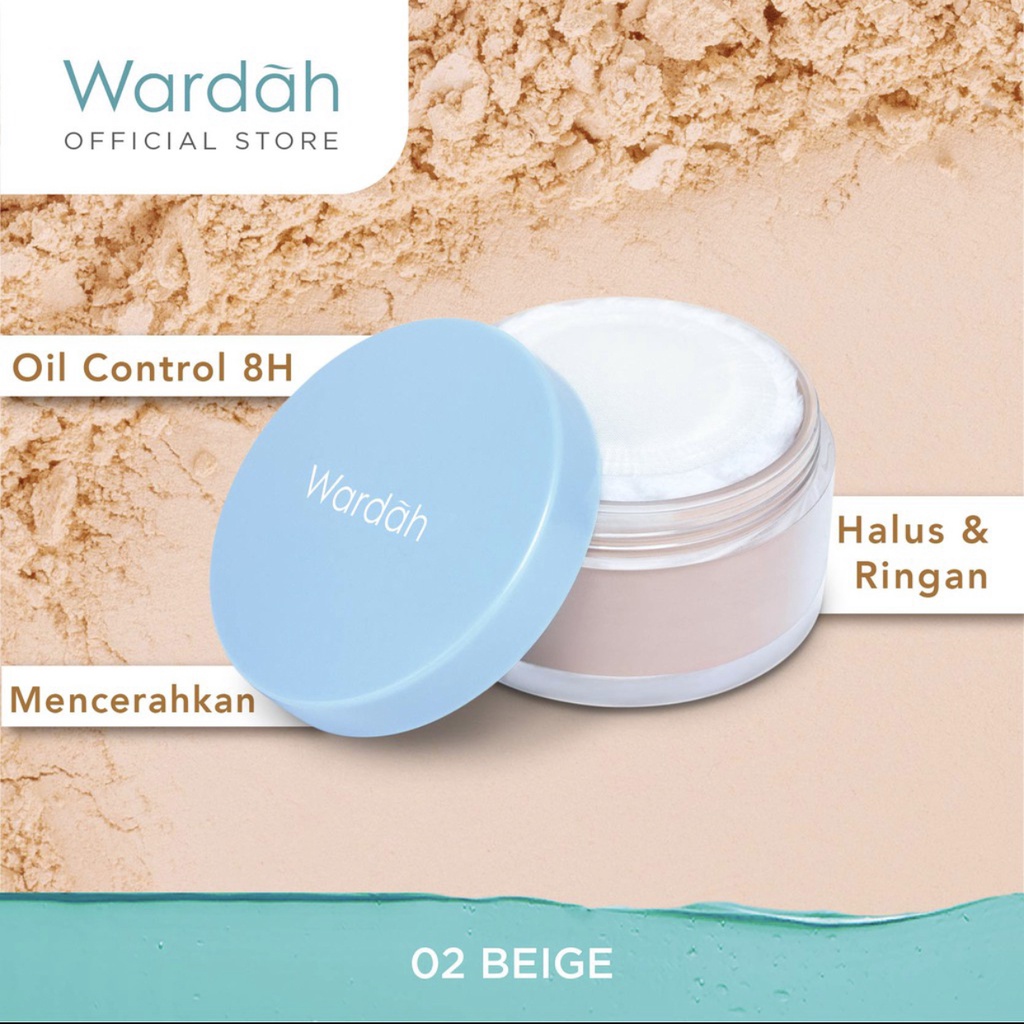 Wardah Lightening Matte Powder - Bedak Tabur Yang Mencerahkan Dengan Hasil Matte Natural