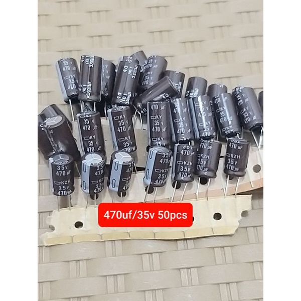 Elco 470uf 35V Rentetan 50pcs