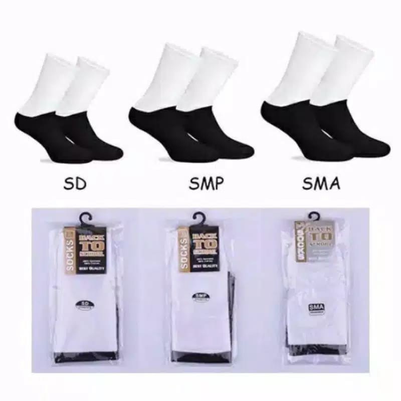 SHAKA KID | Socks UNISEX Kaos Kaki Sekolah  Anak SD SMP SMA (D&amp;E)  Art KSA01