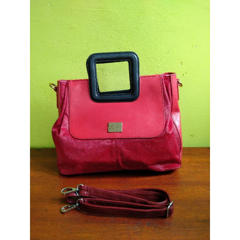 Tas Pesta Mewah Tas top handle Kulit asli tas wanita multifungsi preloved keren