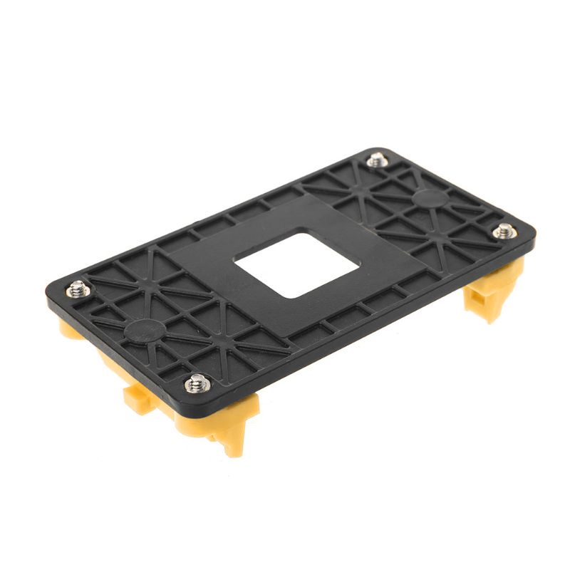 Cre Braket Pendingin CPU Motherboard Plat Belakang Heatsink Kipas Stand Base Mount Bracket Holder Untuk Socket AM2 AM3 Kuning