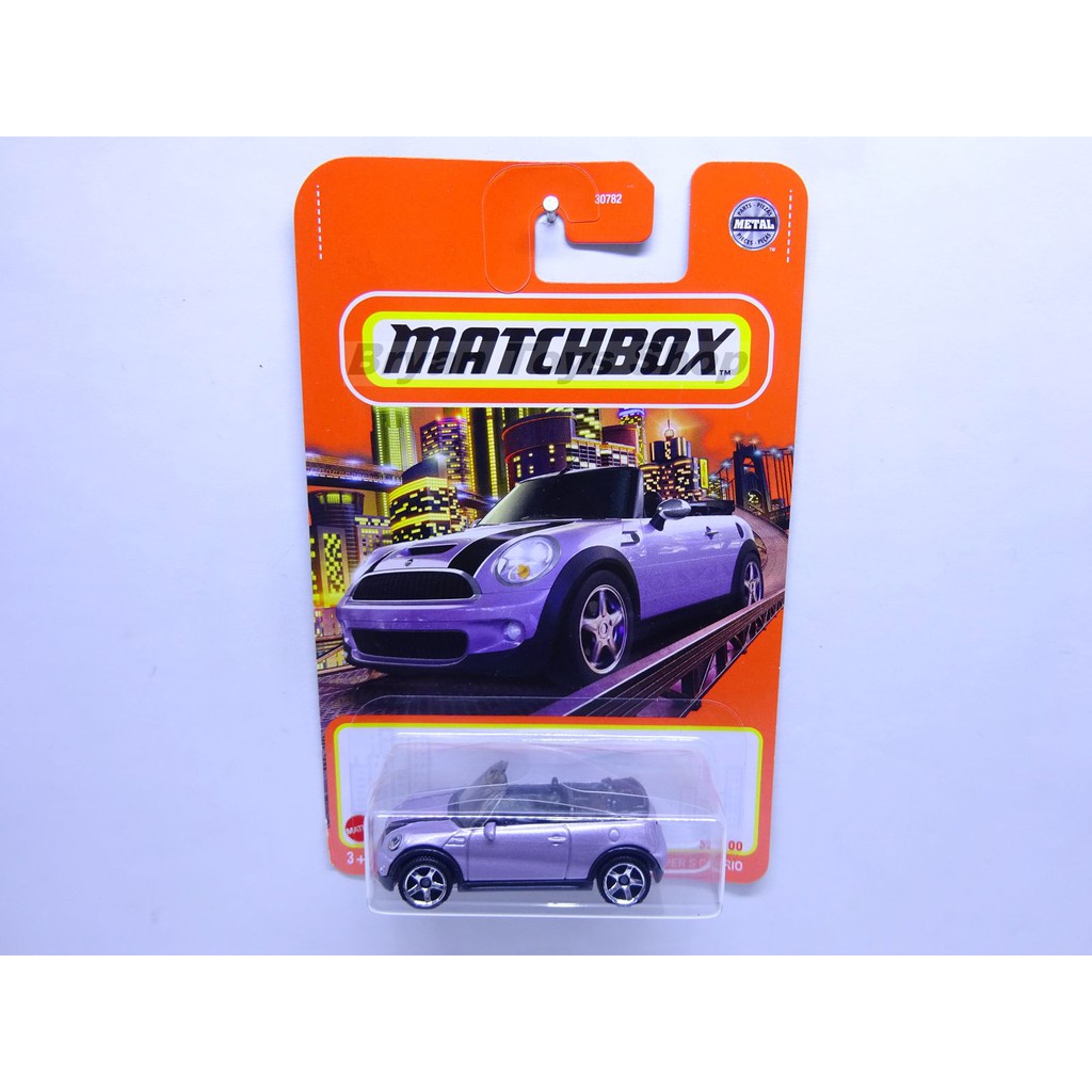 Matchbox 2010 Mini Cooper S Cabrio Ungu