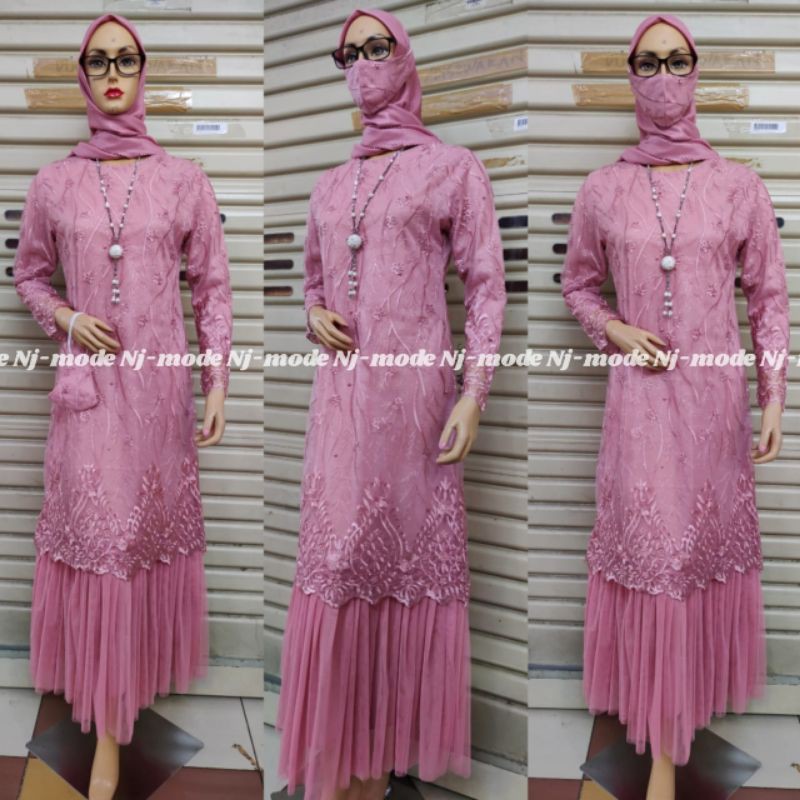 GAMIS TUTU MUATIARA/GAMIS KONDANGAN MEWAH/KEBAYA WISUDA