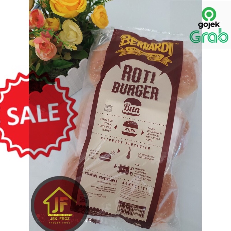 

roti burger aroma isi 10 pcs