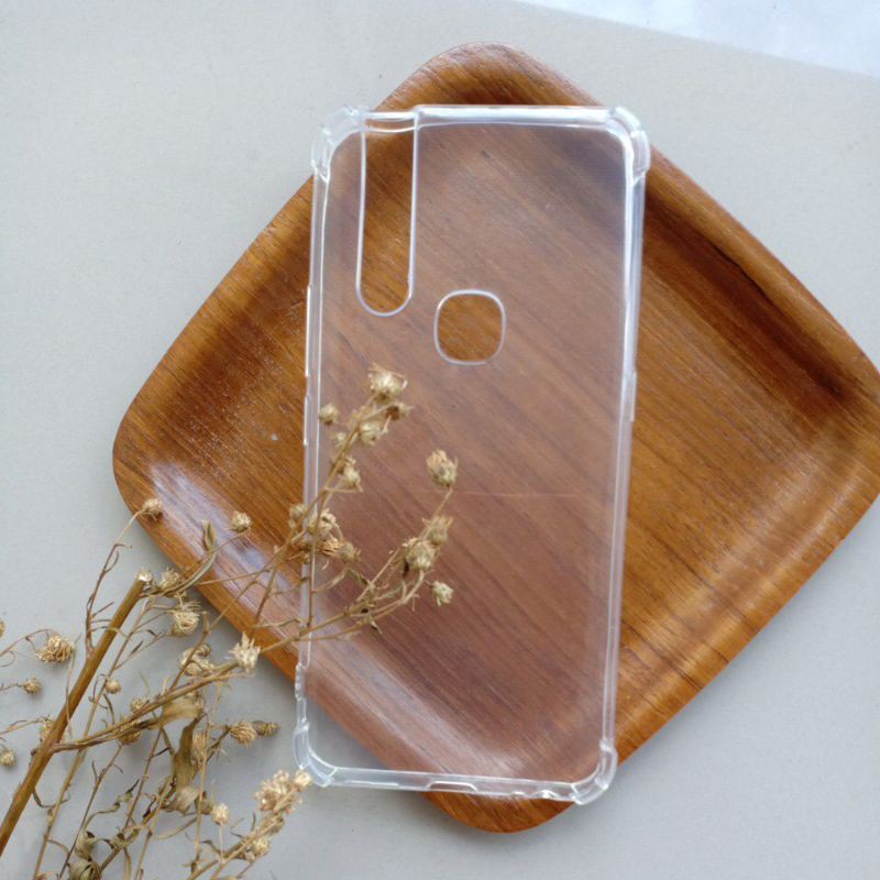 casing hp tranparan / bening anti crack vivo v15 /s1