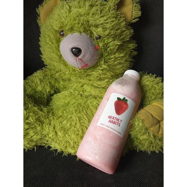 

Jus Strawberry 100% buah asli Heathly Habits 1L