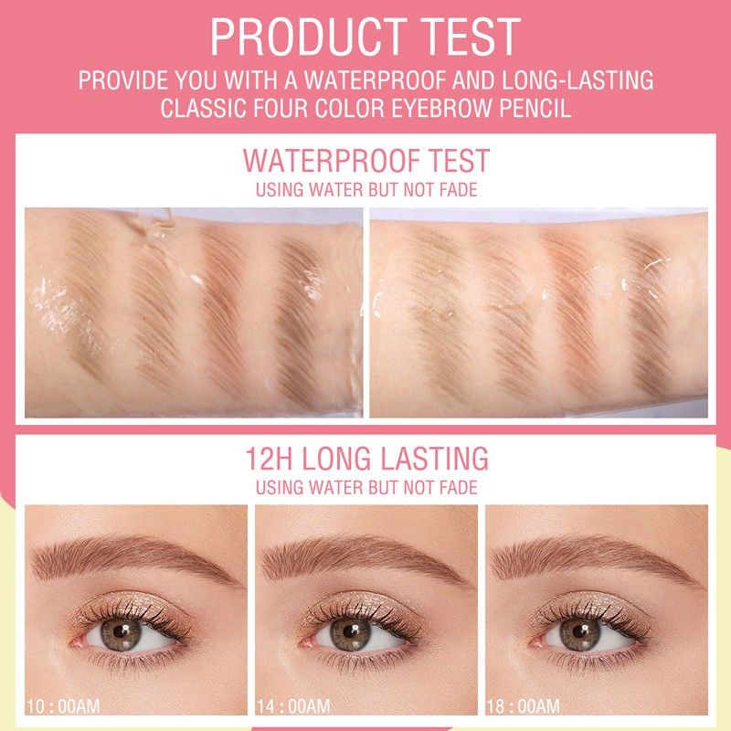 PinkFlash Waterproof Easy Eyebrow Pencil