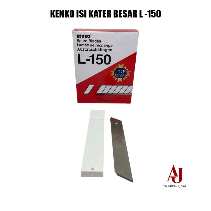 

Isi Kater Kenko Atau Isi Cutter Kenko L-150 Atau Isi Pisau Kater Besar Kenko Reffil Cutter