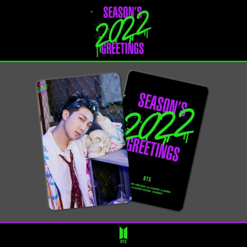 PHOTOCARD BTS SEASON'S 2022 GREETINGS SET ISI 8