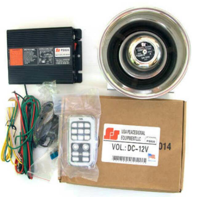 Toa polisi werless mic, signal federal, 200watt.