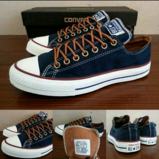 Sepatu Converse Premium Navy List Grade Original