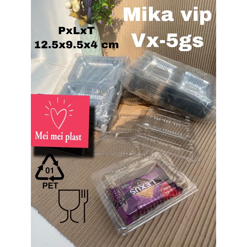 MIKA KUE/MIKA JAJAN PASAR/ MIKA BOLU MEREK VIP TEBAL MIKA MIE KUE UK VX5GS ISI 100 PCS TERMURAH
