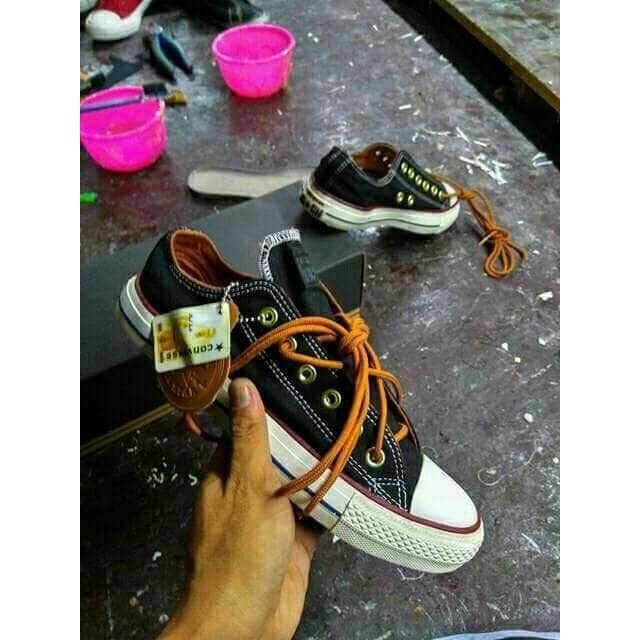 Sepatu Converse All Star Black Hitam Original Premium