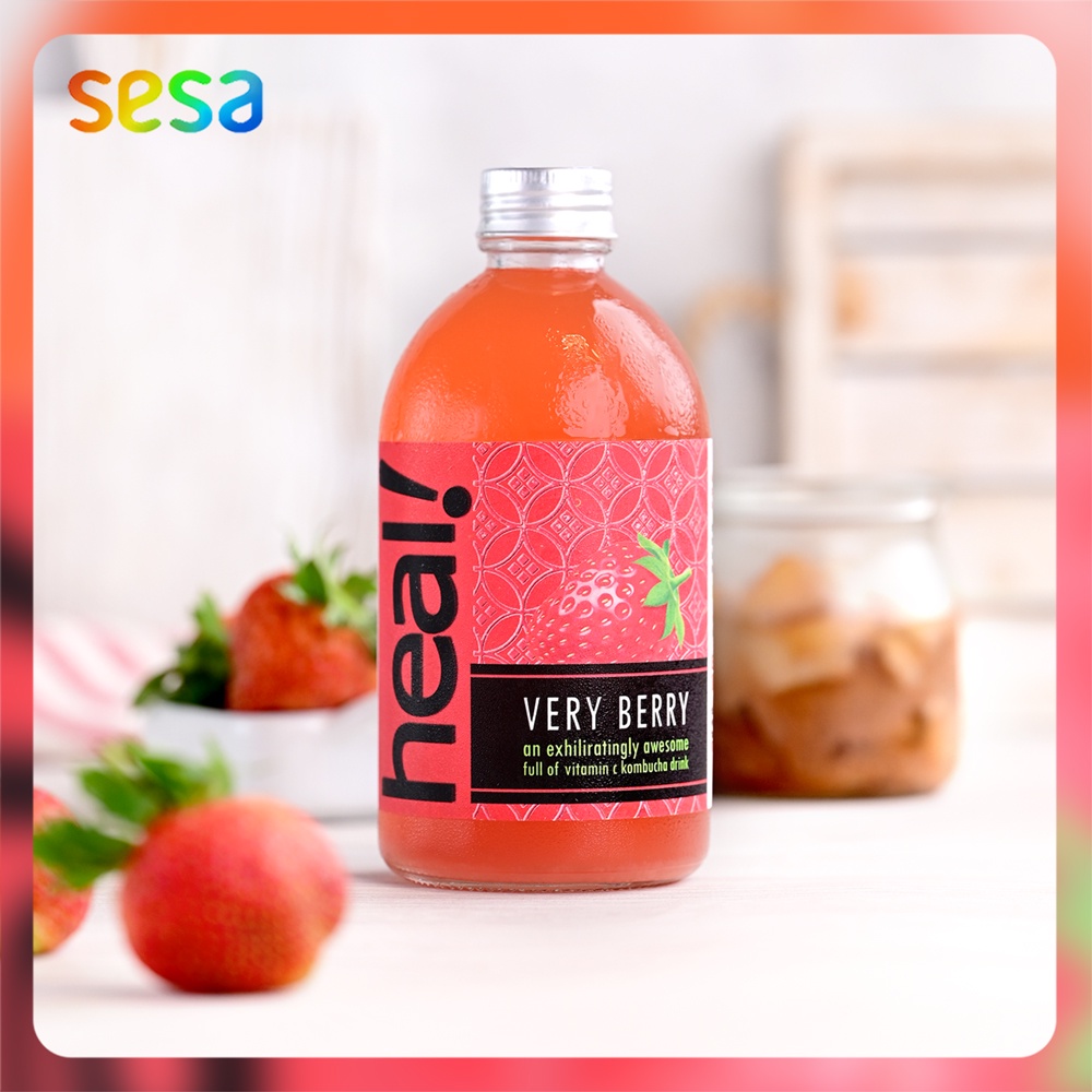 

HEAL Kombucha Very Berry 370ml - Minuman Sehat Fermentasi