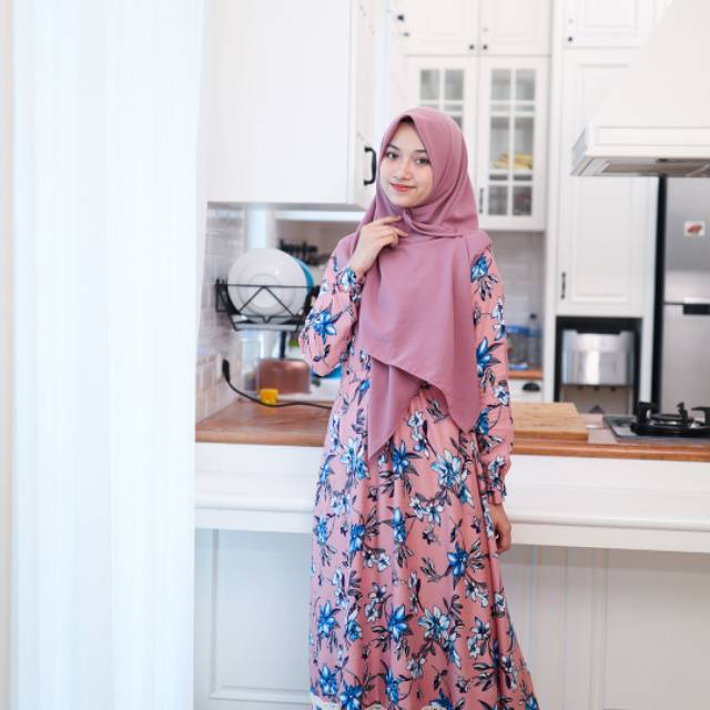 ADZKIA DAILY DRESS S Seri 15 Pink by Adzkia