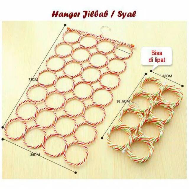 Medan Termurah 28 ring Hanger Syal Jilbab 28 ring