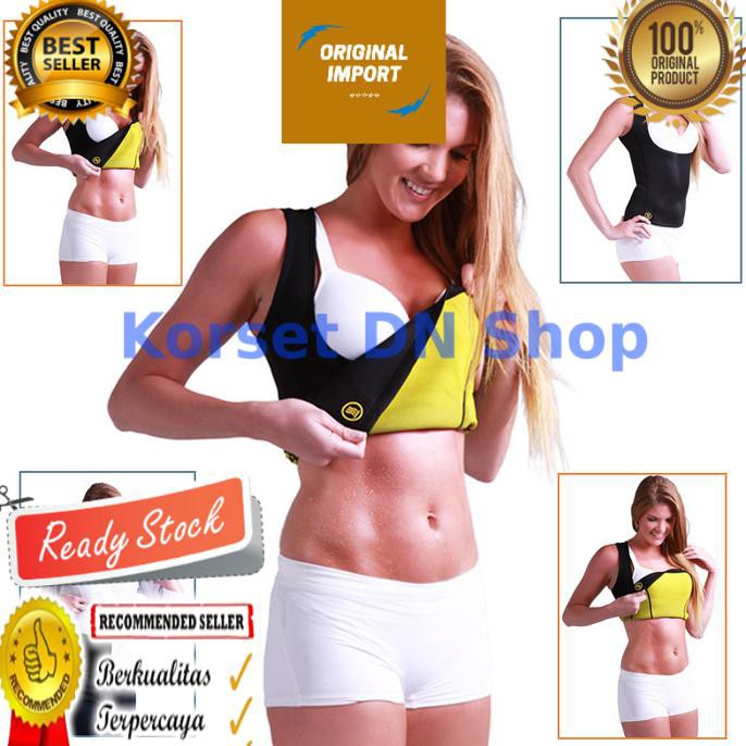 Modern Korset Pelangsing Perut / Membakar Lemak / Cami Hot Shapers / 100% Ori