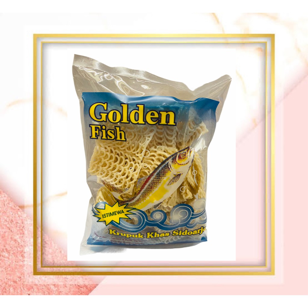 

Krupuk / Kerupuk Golden Fish 400gr