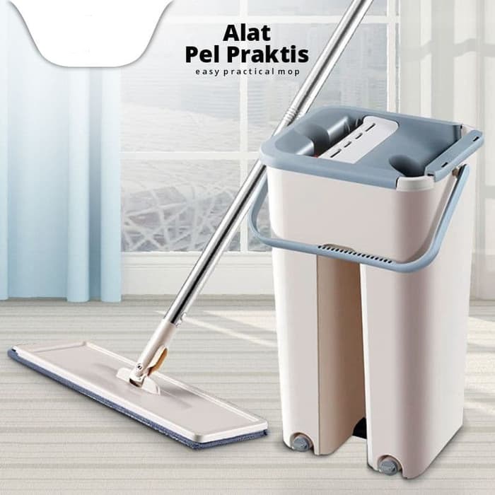 Alat Pel Ember Kain Pel Tipis Portable Praktis Super Ultra Mop Briny