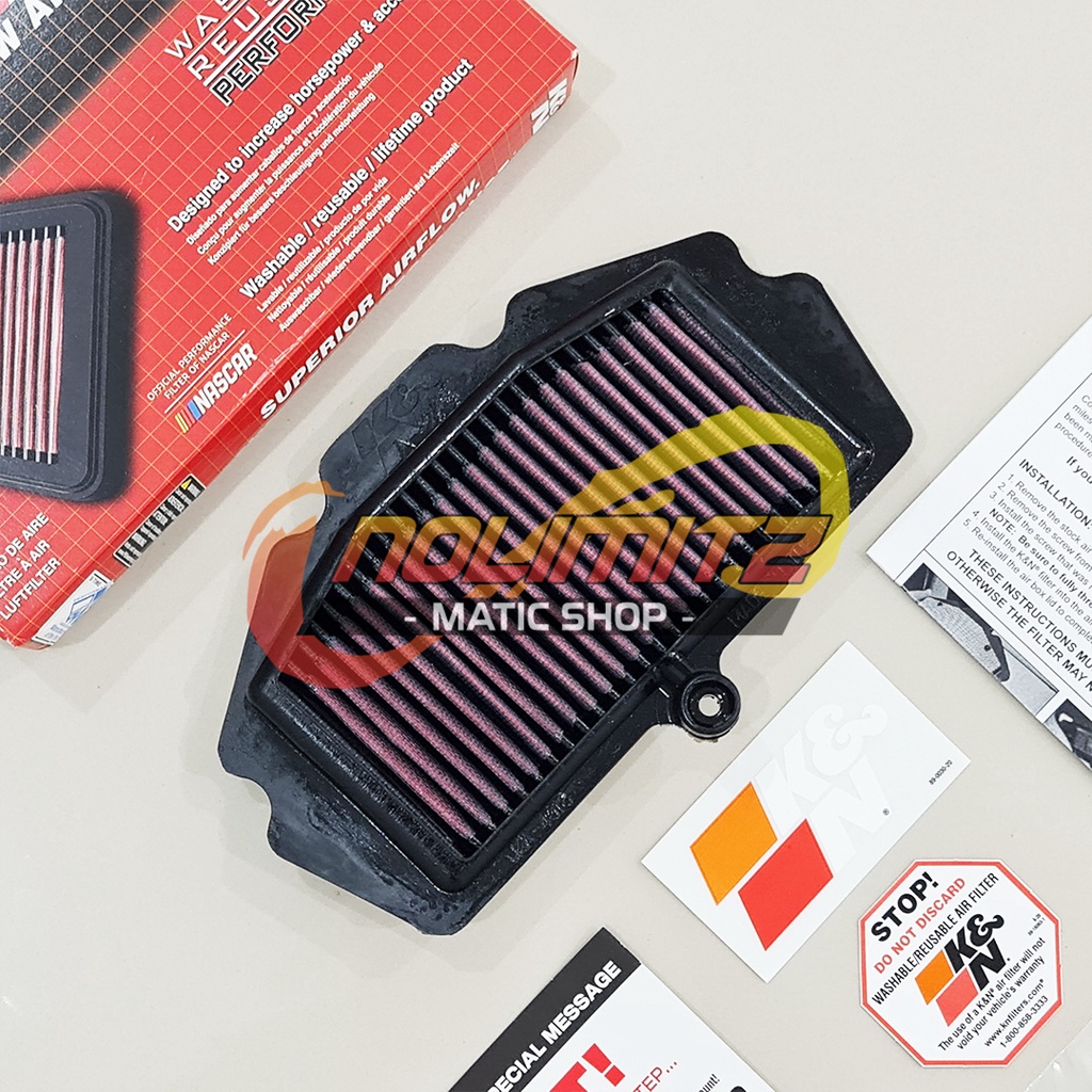 Air Filter Udara Racing K&amp;N KNN Kawasaki Ninja ZX25R 250 FI 2018