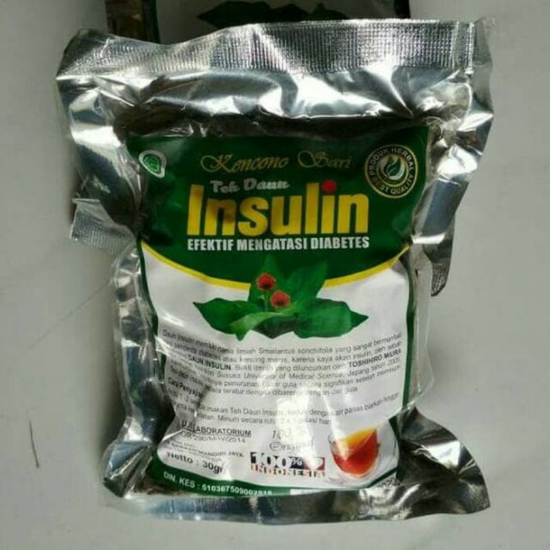 

Teh Seduh Insulin Kencono Sari untuk diabetes