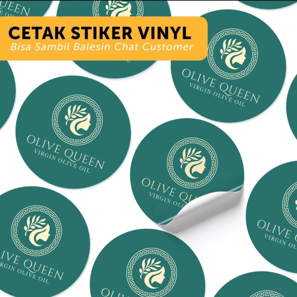 

Cetak Stiker Label Makanan / Label Kemasan + Cutting / Cetak Stiker Label Online Shop