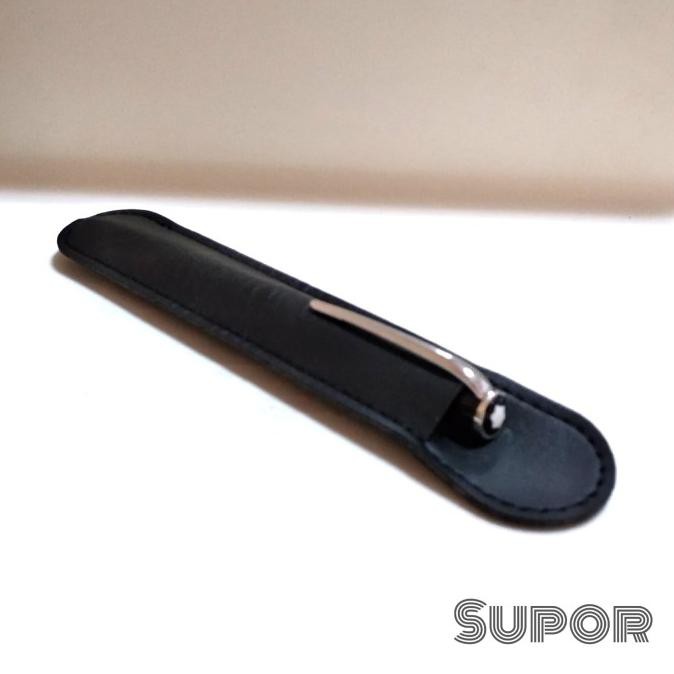 

sarung Pena kulit sintetis cover pen buat Ballpoint pelindung pulpen