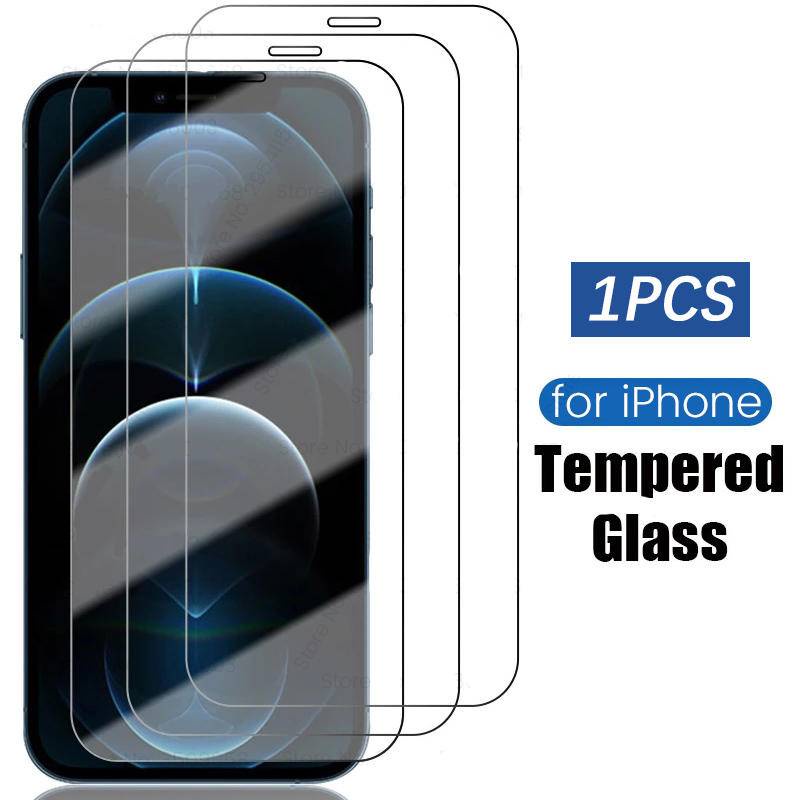 Pelindung Layar tempered glass Untuk iPhone 13 12 11 Pro MAX Mini X XS MAX XR SE 2022 2020 6 6s 7 8 Plus On13