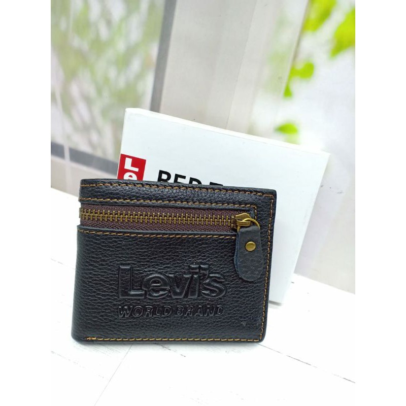 DOMPET KULIT ASLI RESLETING LUAR L9028