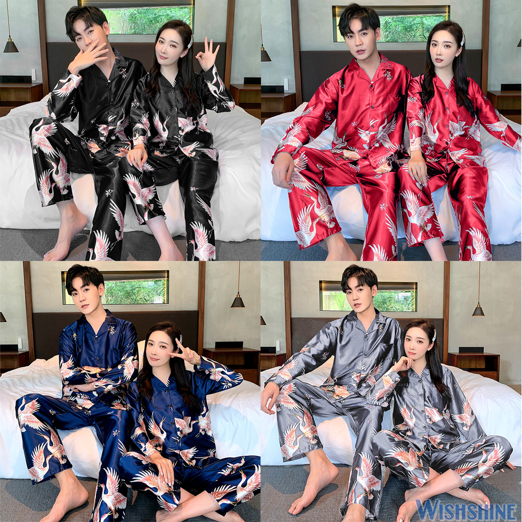 Nyaman Plus Ukuran Pria Wanita  Pasangan Unisex Baju Tidur 