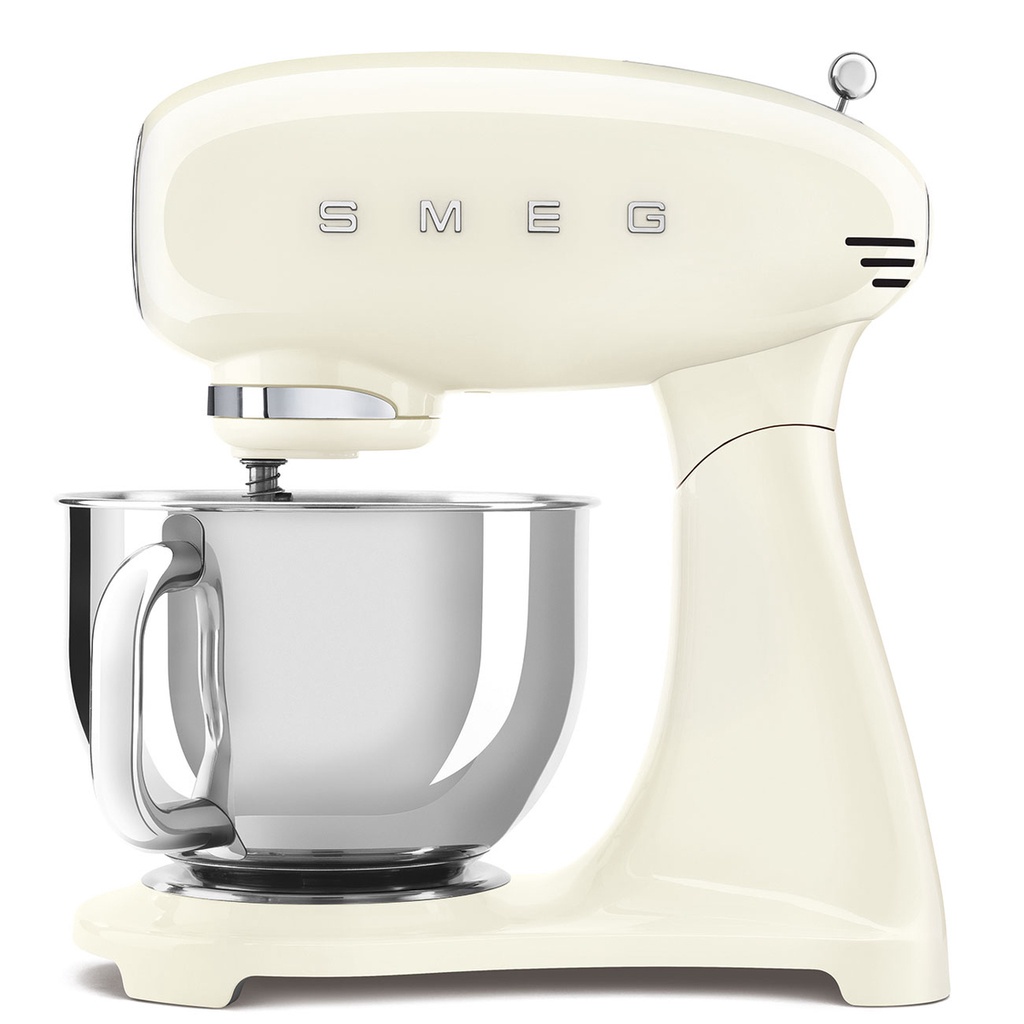 Smeg SMF03 Stand Mixer 50's Style - Slate Grey, 4.8L Stainless Steel Bowl, 10 Speed Settings