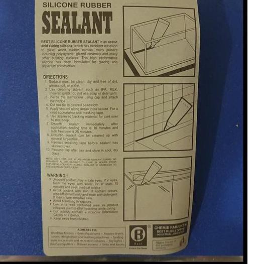 

Diskon!! KODE-770 LEM SEALANT LEM KACA AQUARIUM Lem Silicone 85 GRAM