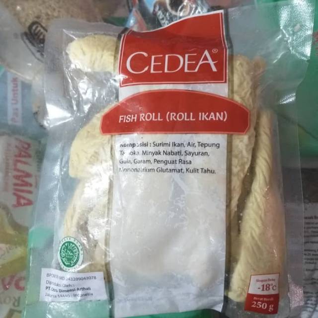 

CEDEA FISH ROLL 250gr 10pcs fish row roll otak otak ikan