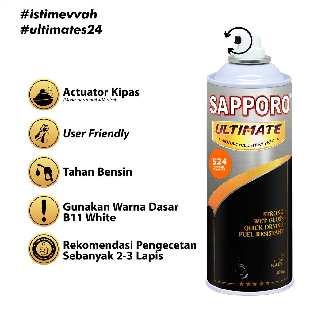 SAPPORO ULTIMATE Repsol Orange S24 400 ml