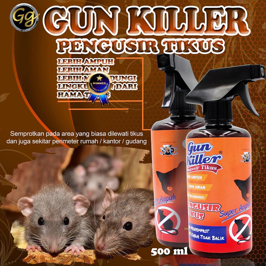 GUN KILLER PENGUSIR TIKUS 500 ML PESTISIDA