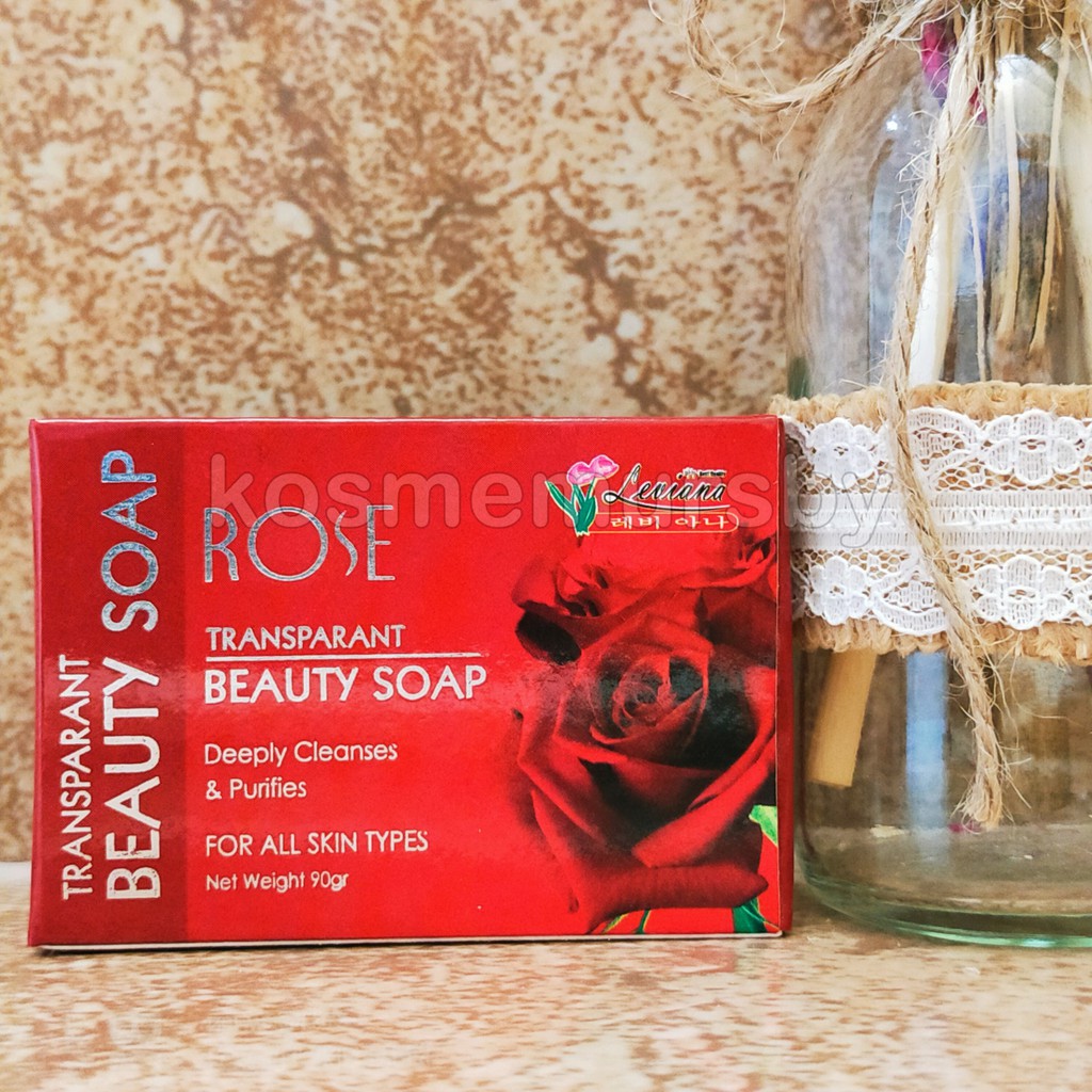 SABUN ROSE BPOM - Lightening Soap / Sabun Batang Rose Merah Leviana