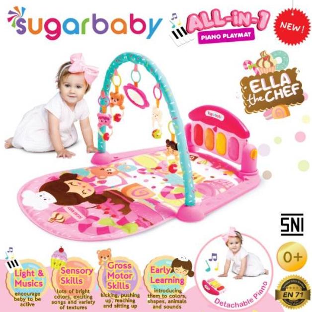Sugar baby All In 1 Piano Playmat PlayGym & SUGAR BABY Day&Nite Piano