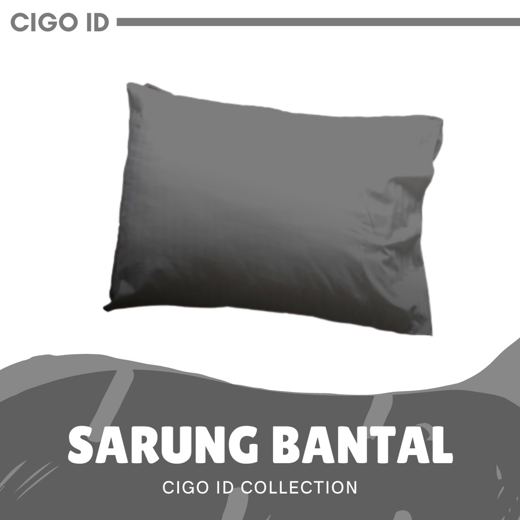 SARUNG BANTAL &amp; GULING POLOS PREMIUM SARBAN 50x70 SARGUL40x100