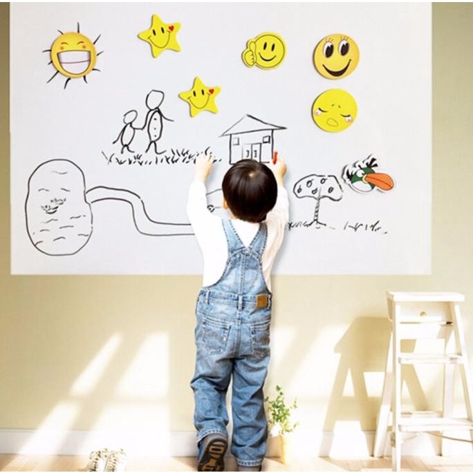 Buruan serbu] Stiker papan tulis - Whiteboard Sticker - Sticker Papan TulisSpidol