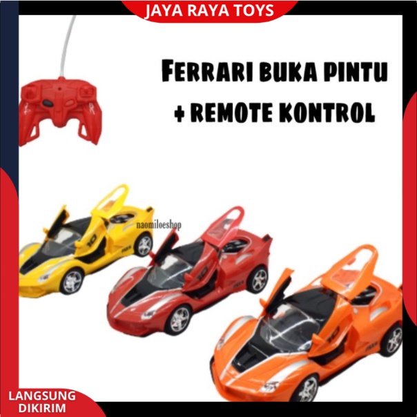 Mobil remot control Buka Pintu Sport Car ferarri Berlampu TERBARU Mainan Anak Laki Laki