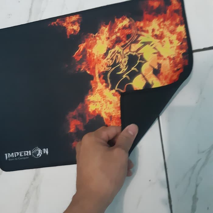 Imperion Glider Pro Gaming Mousepad Speed Halus 20cm X 35cm Mouse Pad-Ori