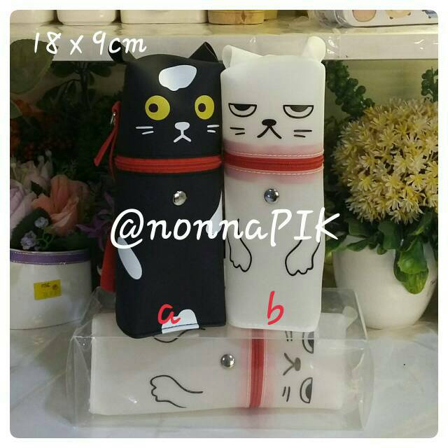 Tempat Pensil Kucing / Pencil Pen Case Pusheen Cat