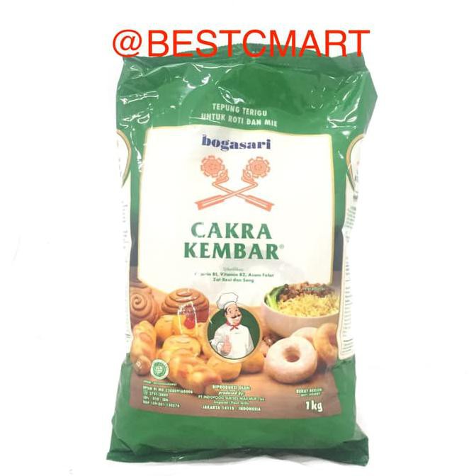 

Sale!! Bogasari Tepung Cakra Kembar Premium 1 Kg Terbaru