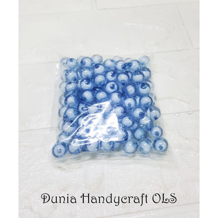 DIY Mote Beads 12 mm Bahan Kerajinan Tangan Anting Bros Kalung