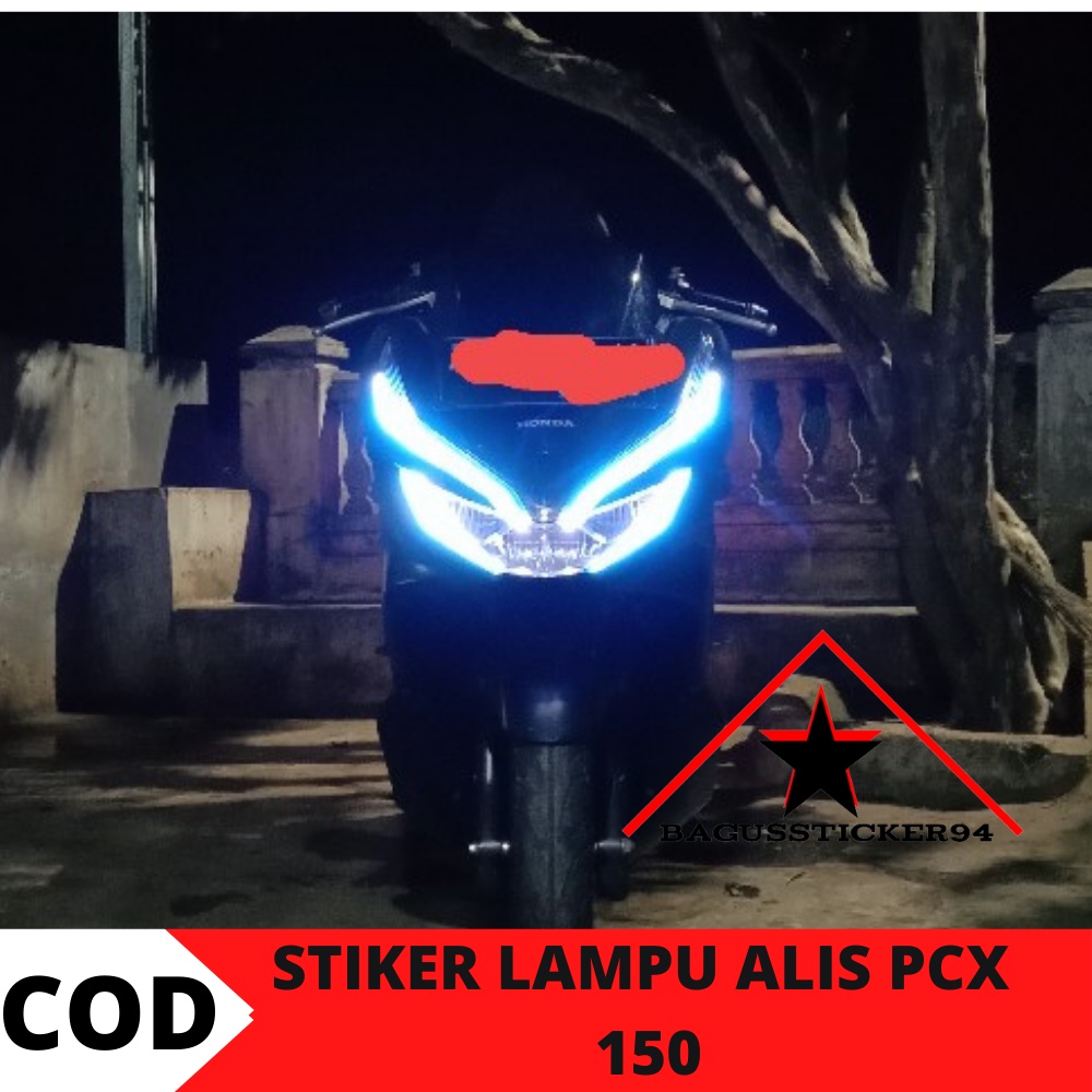 STIKER ALIS PCX 150/ STIKER LAMPU PCX 150/VARIASI MOTOR PCX 150/ LAMPU PCX 150