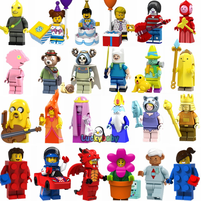 Adventure Time Minifigures Finn Jake Marceline Princess Bubblegum